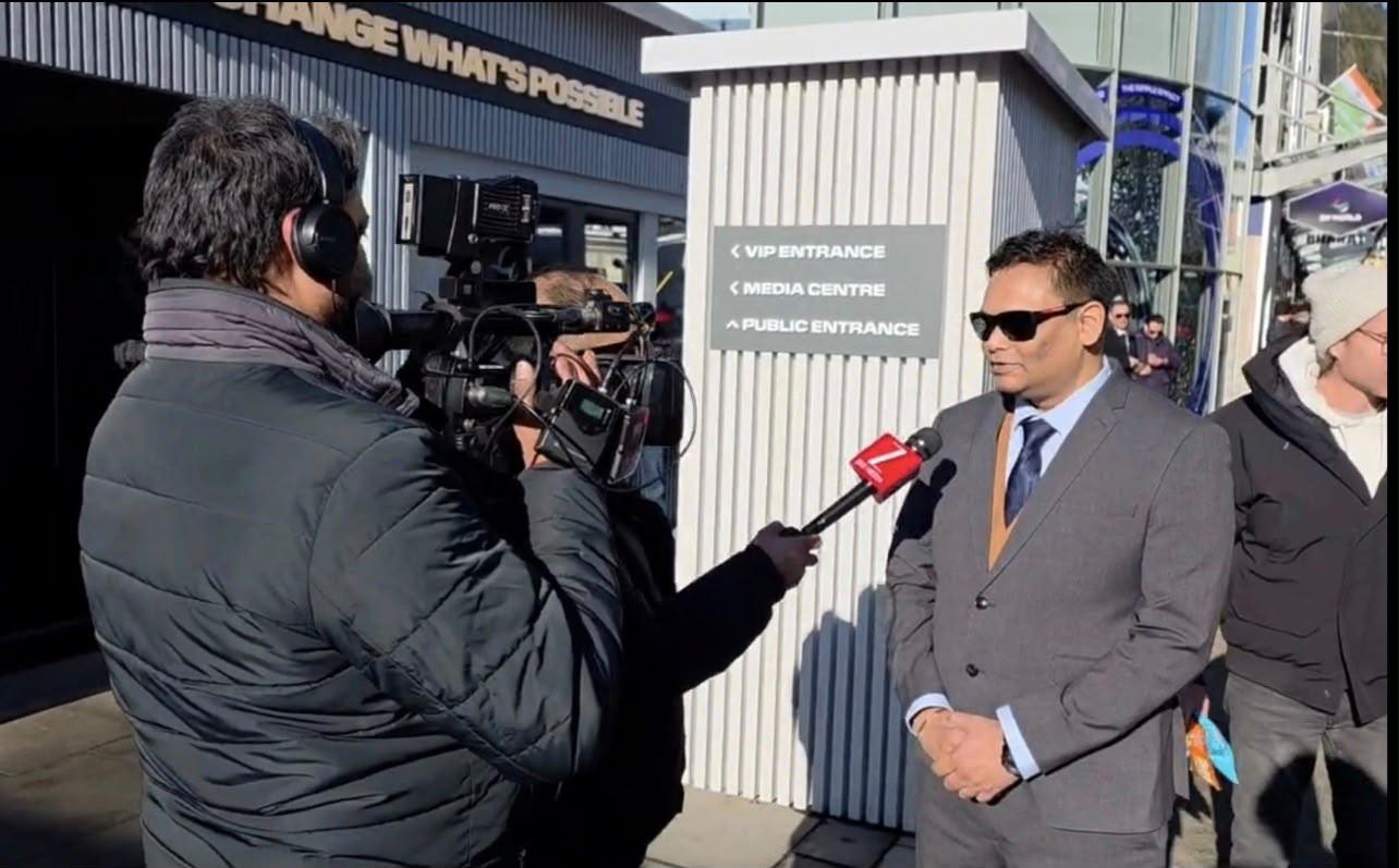 Day 2 at the World Economic Forum in Davos was truly special, as I was part of the official launch of the 🇮🇳 India Pavilion at the World Economic Forum, Davos – Arun Kar News Coverage